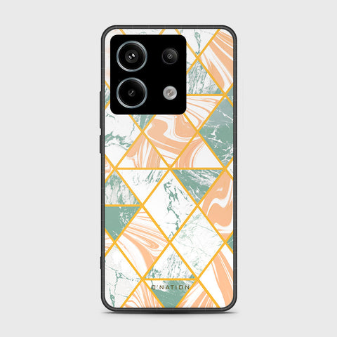 Xiaomi Poco M6 Pro 4G Cover- O'Nation Shades of Marble Series - HQ Ultra Shine Premium Infinity Glass Soft Silicon Borders Case