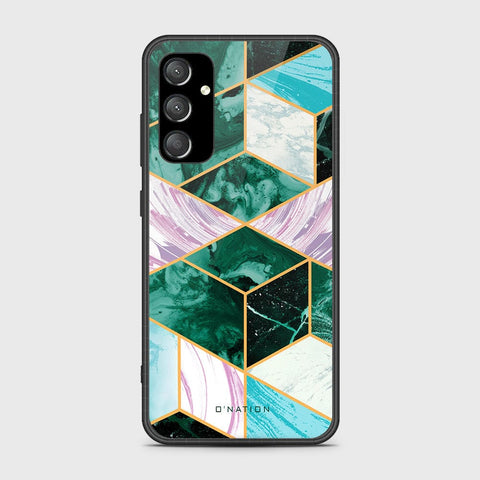 Samsung Galaxy A35 Cover- O'Nation Shades of Marble Series - HQ Ultra Shine Premium Infinity Glass Soft Silicon Borders Case