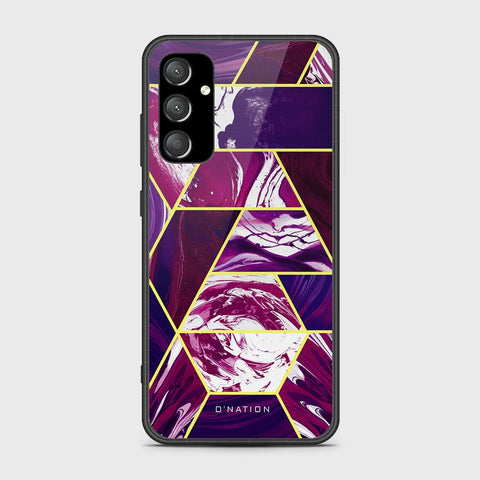 Samsung Galaxy A35 Cover- O'Nation Shades of Marble Series - HQ Ultra Shine Premium Infinity Glass Soft Silicon Borders Case