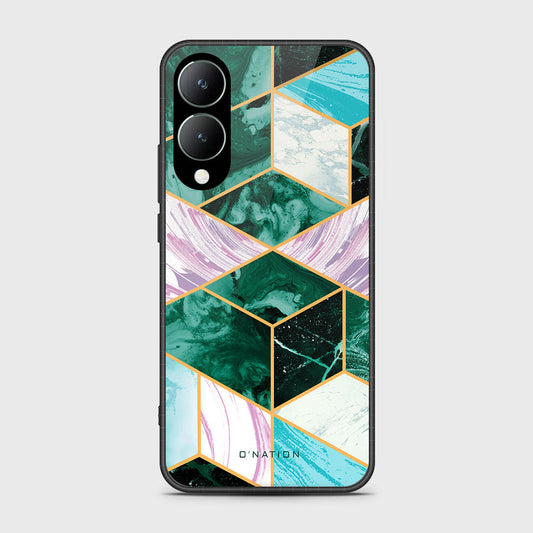 Vivo Y28 5G Cover- O'Nation Shades of Marble Series - HQ Ultra Shine Premium Infinity Glass Soft Silicon Borders Case