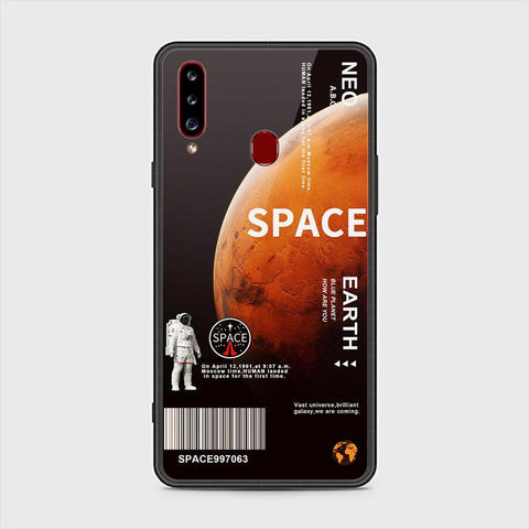 Samsung Galaxy A20s Cover - Limitless Series - HQ Ultra Shine Premium Infinity Glass Soft Silicon Borders Case (Fast Delivery)