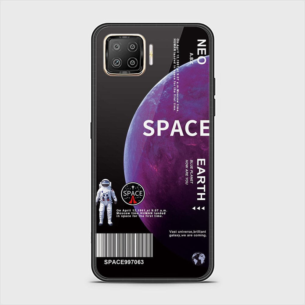 Oppo Reno4 Lite Cover - Limitless Series - D6 - HQ Ultra Shine Premium Infinity Glass Soft Silicon Borders Case ( Fast Delivery )