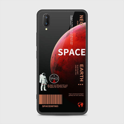 Vivo V11 Cover - Limitless Series - HQ Ultra Shine Premium Infinity Glass Soft Silicon Borders Case