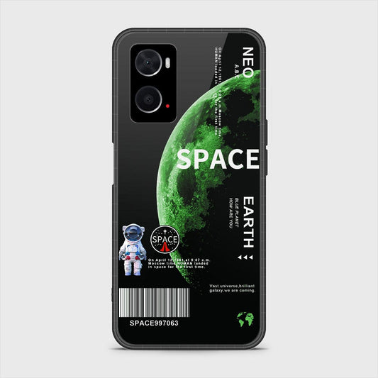 Oppo A76 Cover - Limitless Series - D37 - HQ Ultra Shine Premium Infinity Glass Soft Silicon Borders Case ( Fast Delivery )