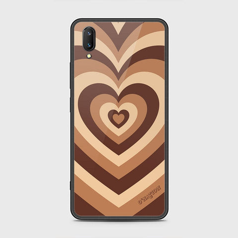 Vivo V11 Cover - O'Nation Heartbeat Series - HQ Ultra Shine Premium Infinity Glass Soft Silicon Borders Case