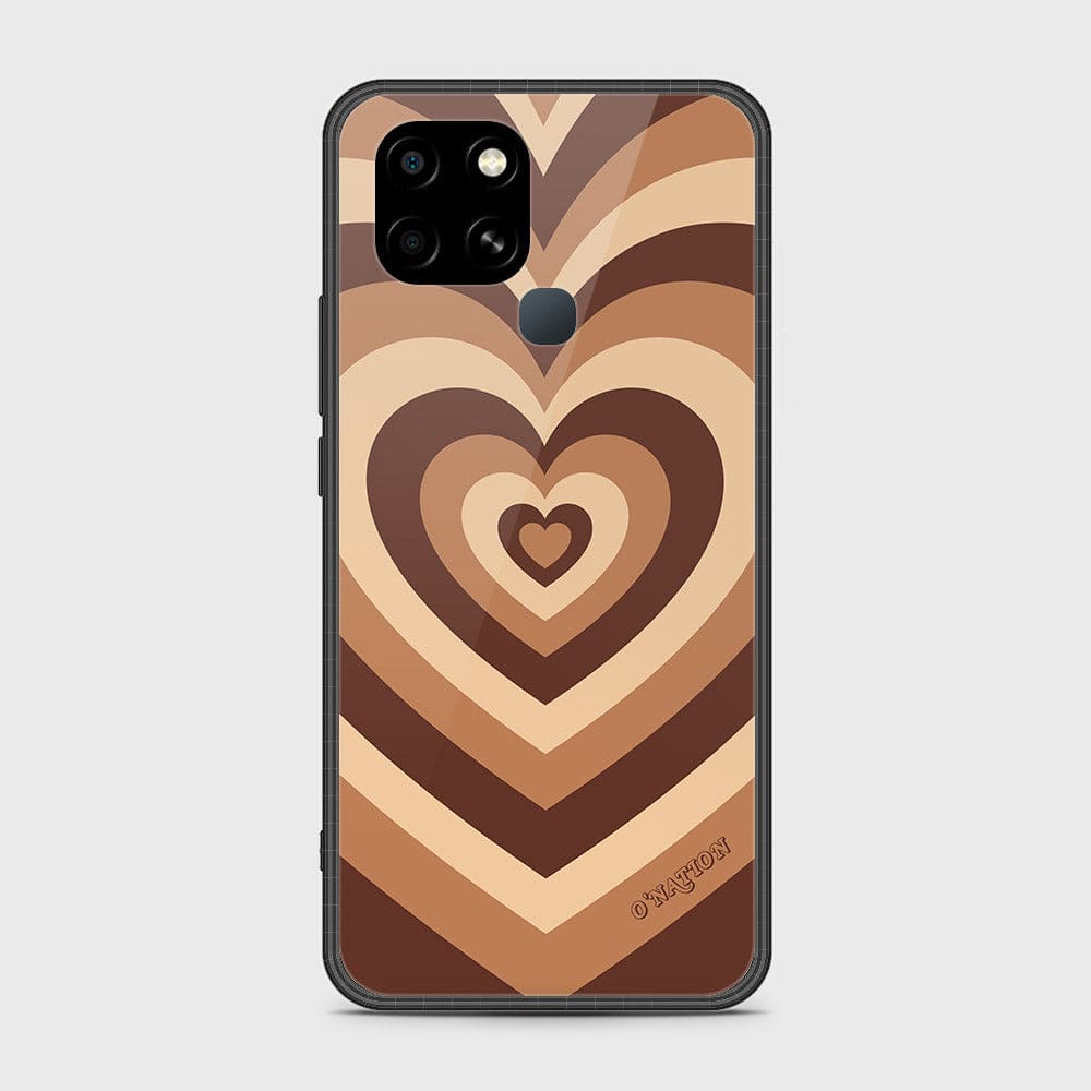 Infinix Smart 6 HD Cover - O'Nation Heartbeat Series - HQ Ultra Shine Premium Infinity Glass Soft Silicon Borders Case