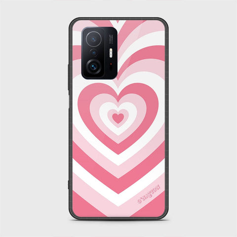 Xiaomi 11T Pro Cover - O'Nation Heartbeat Series - HQ Ultra Shine Premium Infinity Glass Soft Silicon Borders Case ( Fast Delivery )