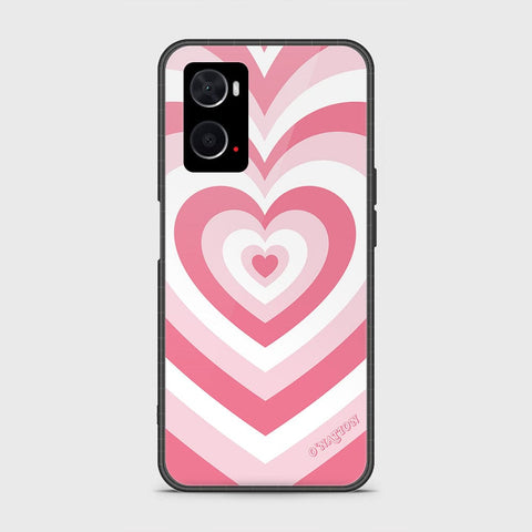 Oppo A96 4G Cover - O'Nation Heartbeat Series - HQ Ultra Shine Premium Infinity Glass Soft Silicon Borders Case