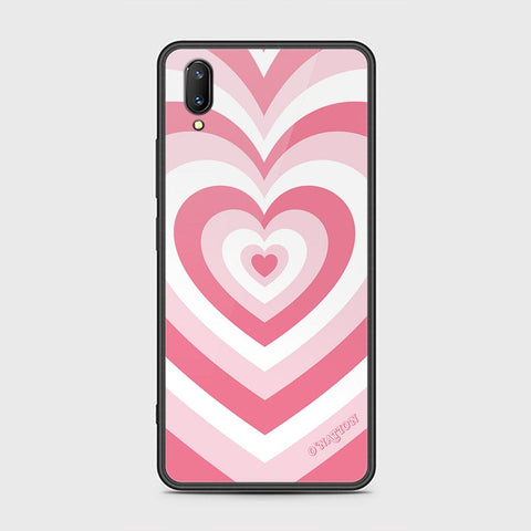 Vivo V11 Cover - O'Nation Heartbeat Series - HQ Ultra Shine Premium Infinity Glass Soft Silicon Borders Case