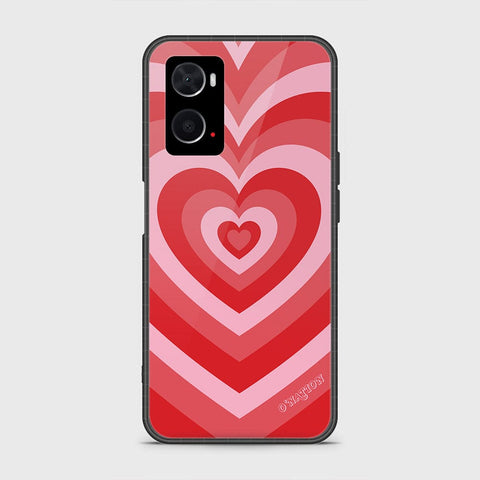 Oppo A96 4G Cover - O'Nation Heartbeat Series - HQ Ultra Shine Premium Infinity Glass Soft Silicon Borders Case