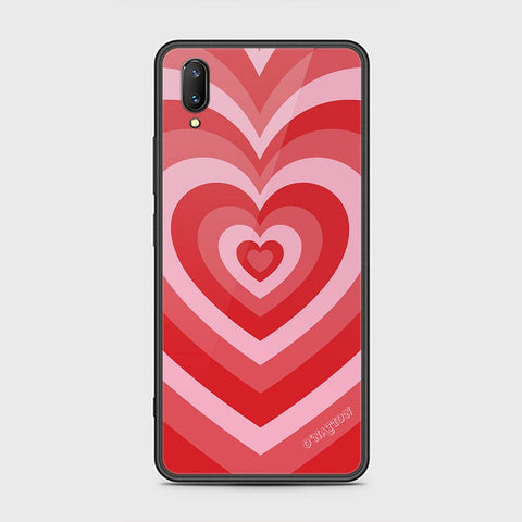 Vivo V11 Cover - O'Nation Heartbeat Series - HQ Ultra Shine Premium Infinity Glass Soft Silicon Borders Case