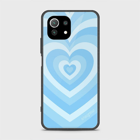 Xiaomi 11 Lite 5G NE Cover - O'Nation Heartbeat Series - HQ Ultra Shine Premium Infinity Glass Soft Silicon Borders Case