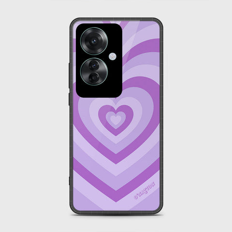 Oppo Reno 11F 5G Cover- O'Nation Heartbeat Series - HQ Ultra Shine Premium Infinity Glass Soft Silicon Borders Case