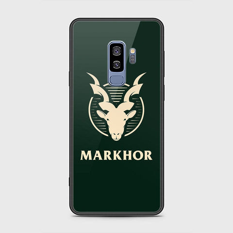 Samsung Galaxy S9 Plus Cover - Design 31 - Markhor Series - HQ Ultra Shine Premium Infinity Glass Soft Silicon Borders Case (Fast Delivery)