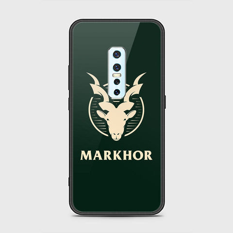 Vivo V17 Pro Cover - Markhor Series - D255 - HQ Ultra Shine Premium Infinity Glass Soft Silicon Borders Case ( Fast Delivery )