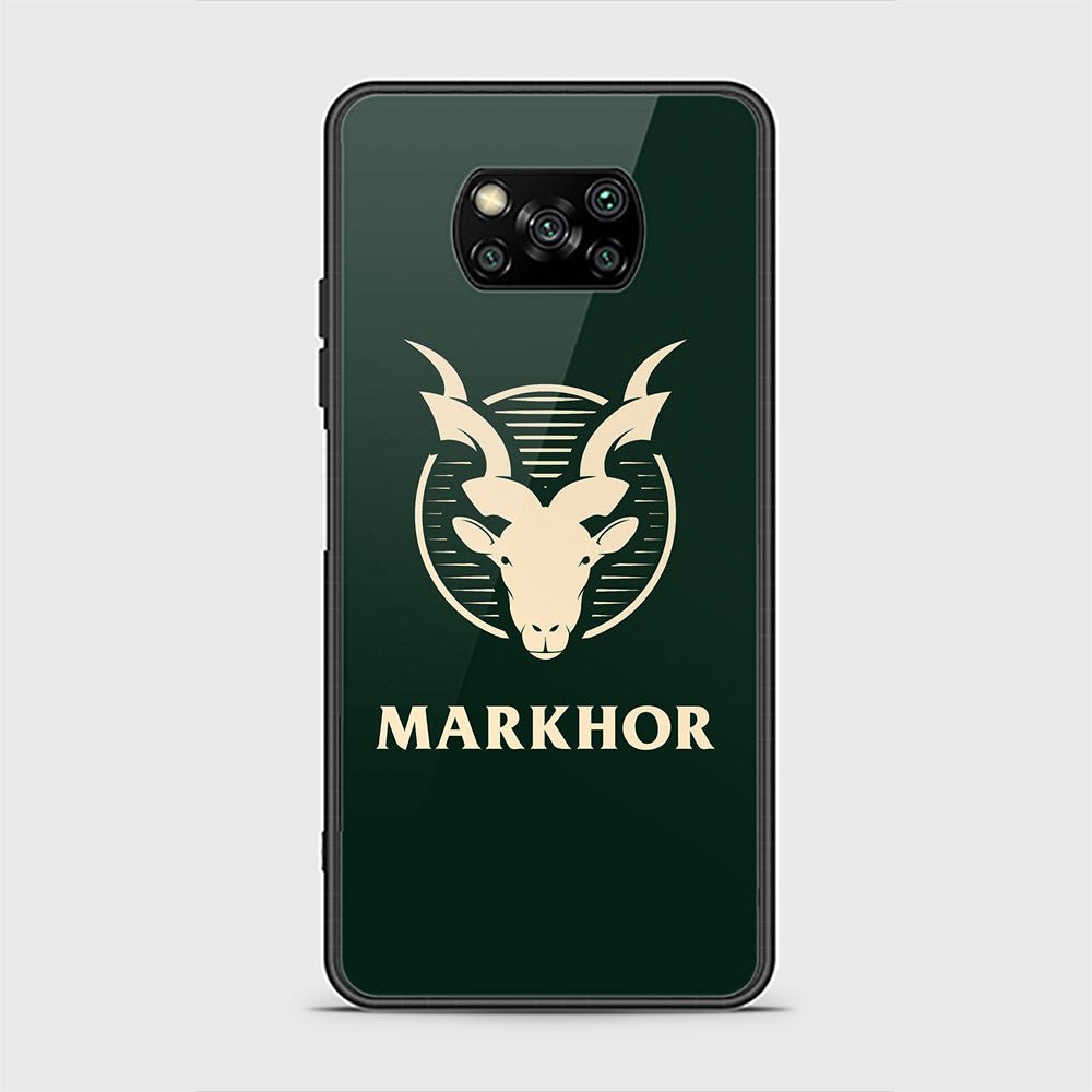 Xiaomi Poco X3 Cover - Markhor Series - HQ Ultra Shine Premium Infinity Glass Soft Silicon Borders Case (Fast Delivery)