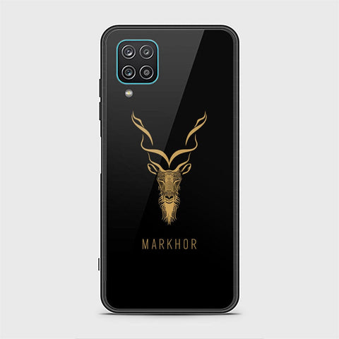 Samsung Galaxy A12 Nacho Cover - Markhor Series - HQ Ultra Shine Premium Infinity Glass Soft Silicon Borders Case (Fast Delivery)