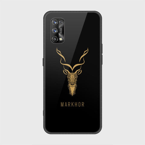 Realme 7 Pro Cover - Markhor Series - D1 - HQ Ultra Shine Premium Infinity Glass Soft Silicon Borders Case ( Fast Delivery )