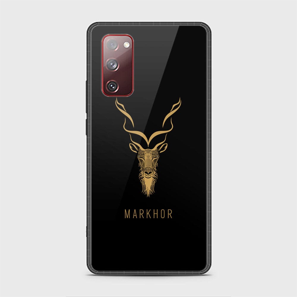 Samsung Galaxy S20 FE Cover - Markhor Series - D18 - HQ Ultra Shine Premium Infinity Glass Soft Silicon Borders Case ( Fast Delivery )