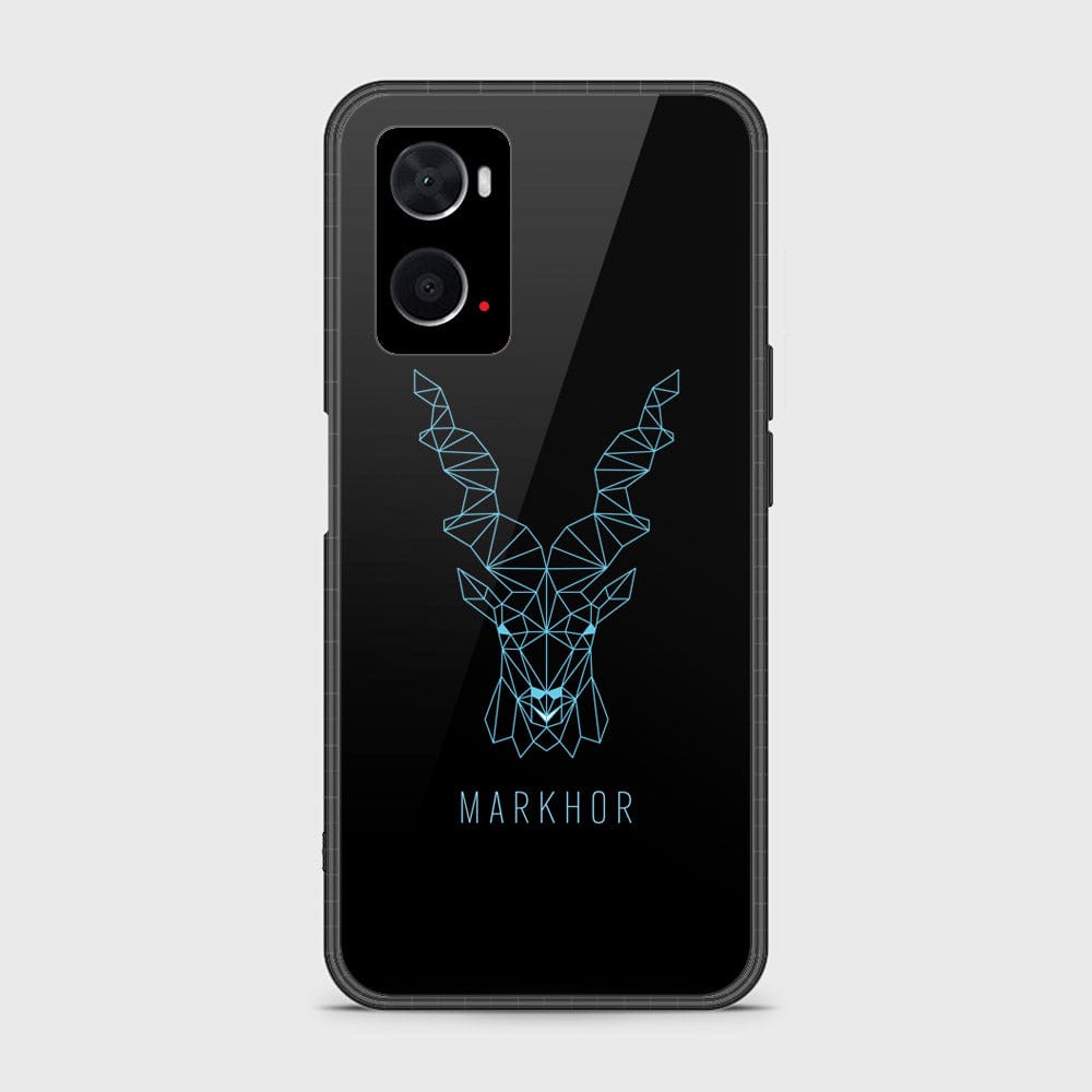 Oppo A96 4G Cover - Markhor Series - HQ Ultra Shine Premium Infinity Glass Soft Silicon Borders Case (Fast Delivery) (H)