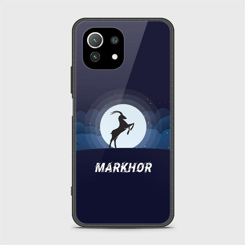 Xiaomi 11 Lite 5G NE Cover - Markhor Series - HQ Ultra Shine Premium Infinity Glass Soft Silicon Borders Case