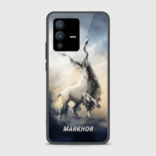 Vivo V23 5G Cover - Markhor Series - D24 - HQ Ultra Shine Premium Infinity Glass Soft Silicon Borders Case ( Fast Delivery )