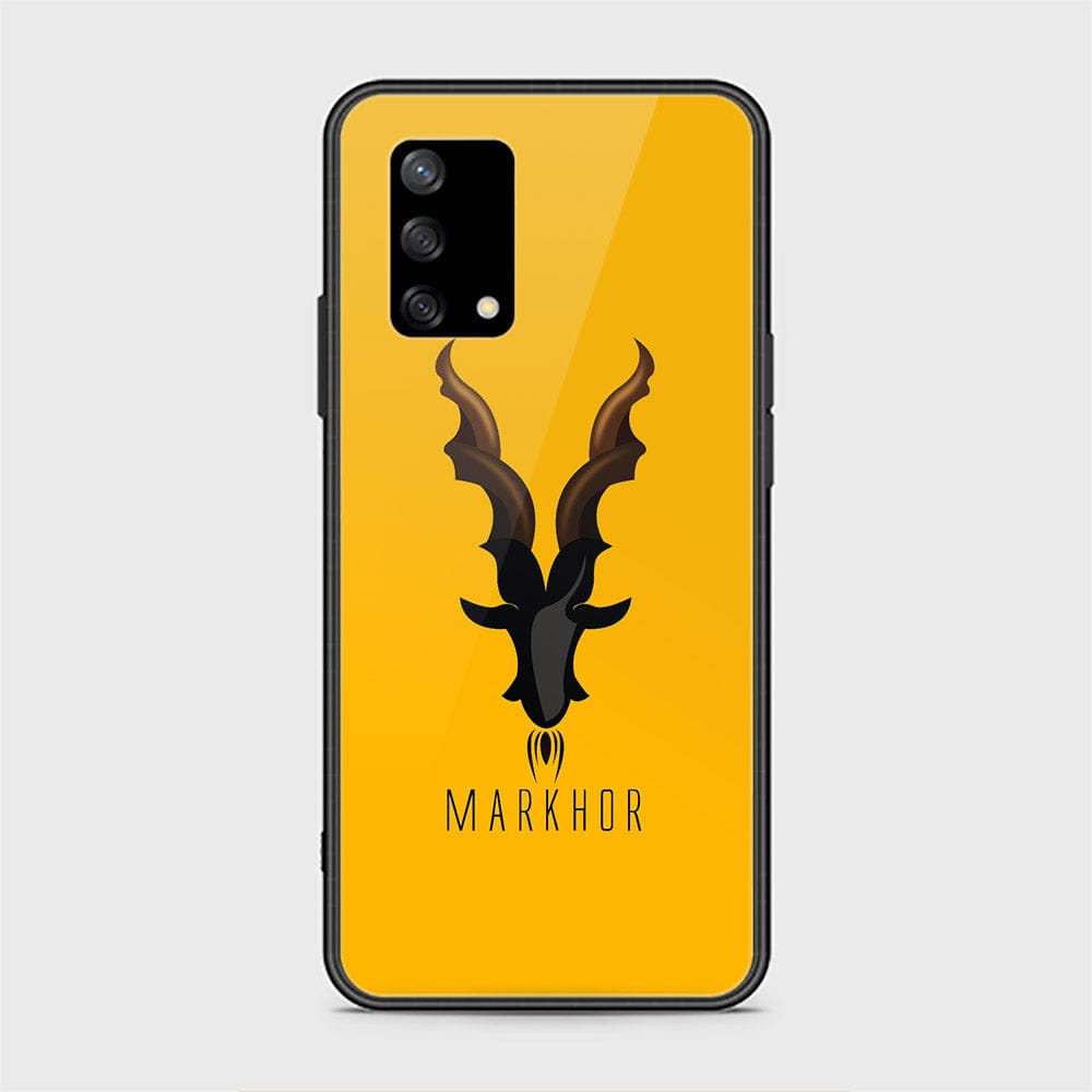 Oppo Reno 6 Lite Cover - Markhor Series - HQ Ultra Shine Premium Infinity Glass Soft Silicon Borders Case (Fast Delivery)