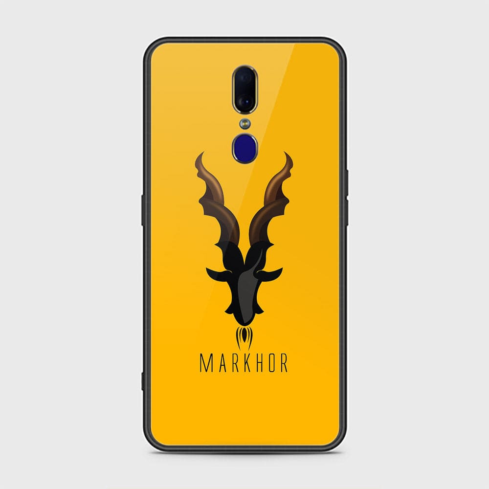 Oppo F11 Cover - Markhor Series - HQ Ultra Shine Premium Infinity Glass Soft Silicon Borders Case (Fast Delivery)