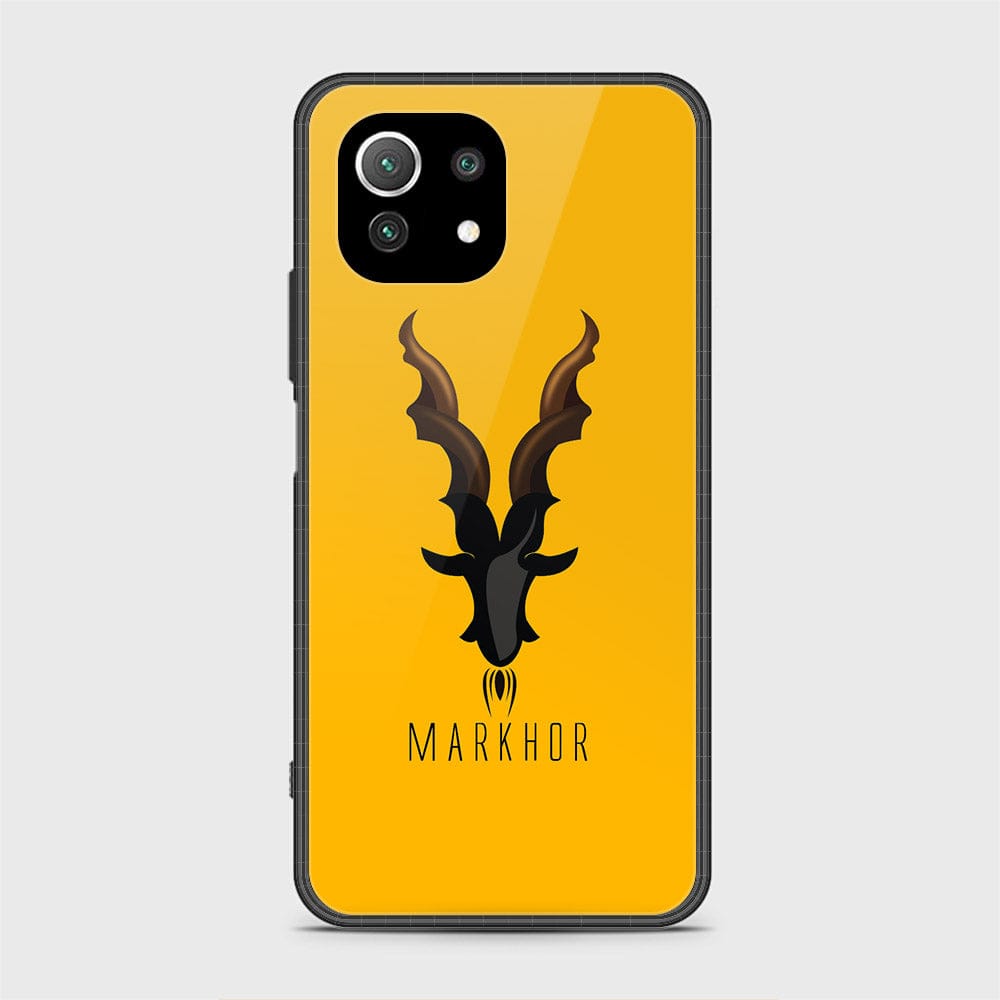 Xiaomi 11 Lite 5G NE Cover - Markhor Series - HQ Ultra Shine Premium Infinity Glass Soft Silicon Borders Case