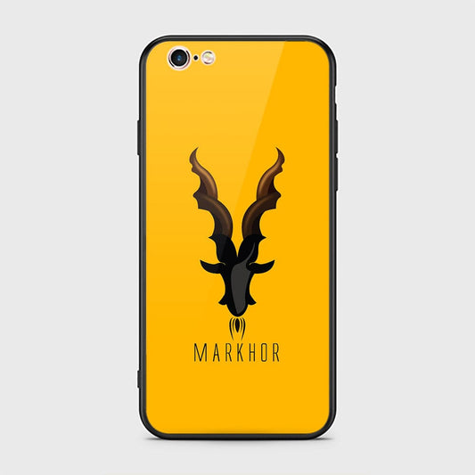 iPhone 6S / 6 Cover - Markhor Series - HQ Ultra Shine Premium Infinity Glass Soft Silicon Borders Case G56 (Fast Delivery)