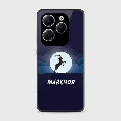 Infinix Hot 40 Cover- Markhor Series - HQ Ultra Shine Premium Infinity Glass Soft Silicon Borders Case