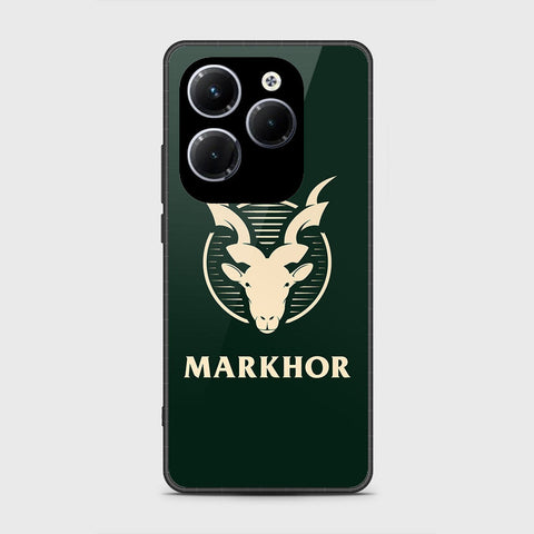 Infinix Hot 40 Cover- Markhor Series - HQ Ultra Shine Premium Infinity Glass Soft Silicon Borders Case