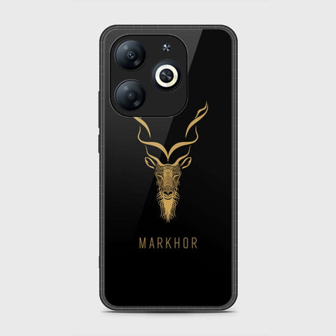 Infinix Smart 8 Plus Cover- Markhor Series - HQ Ultra Shine Premium Infinity Glass Soft Silicon Borders Case