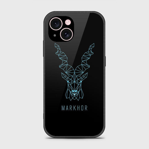 iPhone 15 Cover- Markhor Series - HQ Ultra Shine Premium Infinity Glass Soft Silicon Borders Case (Fast Delivery)