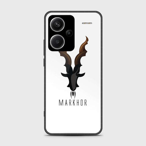 Xiaomi Redmi Note 13 Pro Plus 5G XFF Edition Cover- Markhor Series - HQ Ultra Shine Premium Infinity Glass Soft Silicon Borders Case