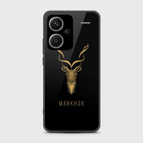 Xiaomi Redmi Note 13 Pro Plus 5G XFF Edition Cover- Markhor Series - HQ Ultra Shine Premium Infinity Glass Soft Silicon Borders Case