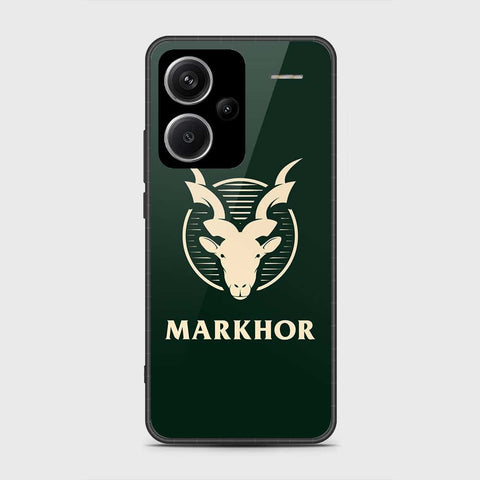 Xiaomi Redmi Note 13 Pro Plus 5G XFF Edition Cover- Markhor Series - HQ Ultra Shine Premium Infinity Glass Soft Silicon Borders Case