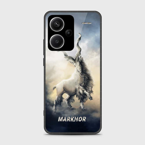 Xiaomi Redmi Note 13 Pro Plus 5G XFF Edition Cover- Markhor Series - HQ Ultra Shine Premium Infinity Glass Soft Silicon Borders Case