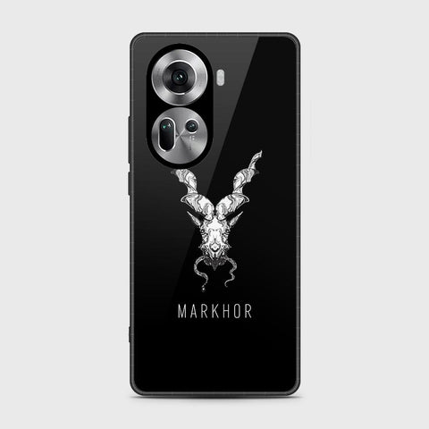 Oppo Reno 11 5G Cover- Markhor Series - HQ Ultra Shine Premium Infinity Glass Soft Silicon Borders Case