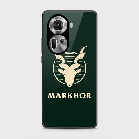 Oppo Reno 11 5G Cover- Markhor Series - HQ Ultra Shine Premium Infinity Glass Soft Silicon Borders Case