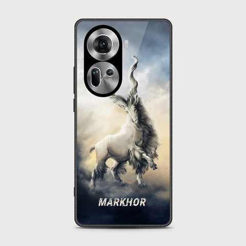 Oppo Reno 11 5G Cover- Markhor Series - HQ Ultra Shine Premium Infinity Glass Soft Silicon Borders Case