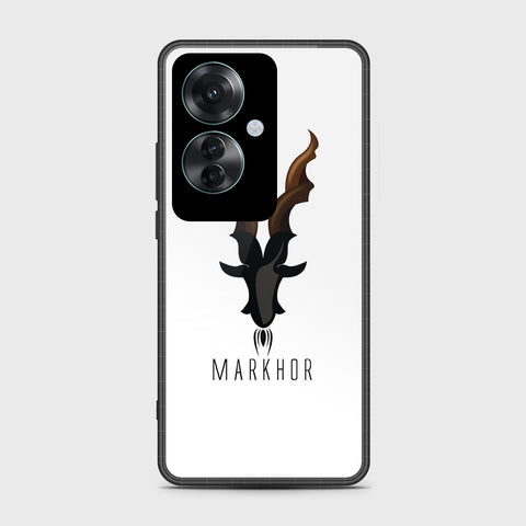 Oppo Reno 11F 5G Cover- Markhor Series - HQ Ultra Shine Premium Infinity Glass Soft Silicon Borders Case