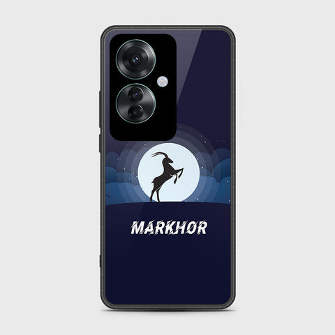 Oppo Reno 11F 5G Cover- Markhor Series - HQ Ultra Shine Premium Infinity Glass Soft Silicon Borders Case