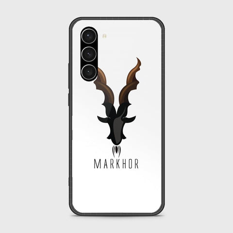 Samsung Galaxy S23 5G Cover - Design 46 - Markhor Series - HQ Ultra Shine Premium Infinity Glass Soft Silicon Borders Case (Fast Delivery)