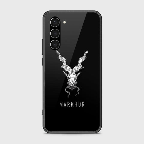 Samsung Galaxy S23 5G Cover - Design 46 - Markhor Series - HQ Ultra Shine Premium Infinity Glass Soft Silicon Borders Case (Fast Delivery)