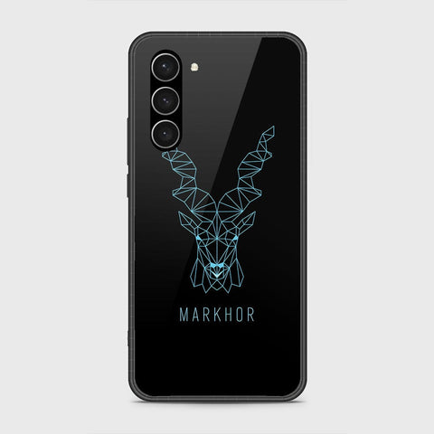 Samsung Galaxy S23 5G Cover - Design 46 - Markhor Series - HQ Ultra Shine Premium Infinity Glass Soft Silicon Borders Case (Fast Delivery)