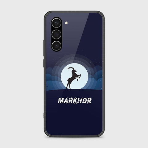 Samsung Galaxy S23 5G Cover - Design 46 - Markhor Series - HQ Ultra Shine Premium Infinity Glass Soft Silicon Borders Case (Fast Delivery)