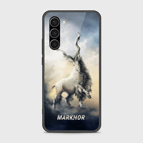 Samsung Galaxy S23 5G Cover - Design 46 - Markhor Series - HQ Ultra Shine Premium Infinity Glass Soft Silicon Borders Case (Fast Delivery)