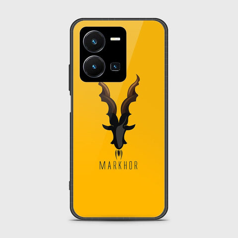 Vivo Y35 4G Cover - Design 32 - Markhor Series - HQ Ultra Shine Premium Infinity Glass Soft Silicon Borders Case (Fast Delivery)