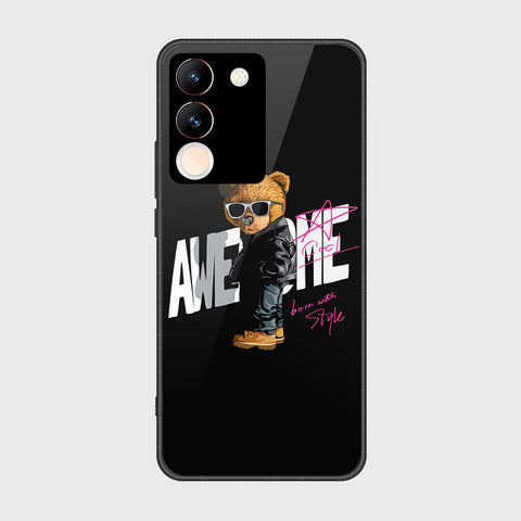 Vivo Y200 Cover- Stellar Series - HQ Ultra Shine Premium Infinity Glass Soft Silicon Borders Case